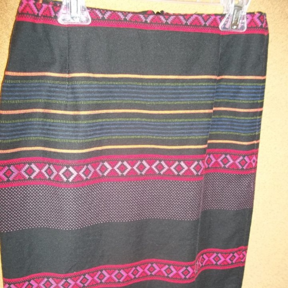 Multi color striped xs pencil skirt Adam Levine